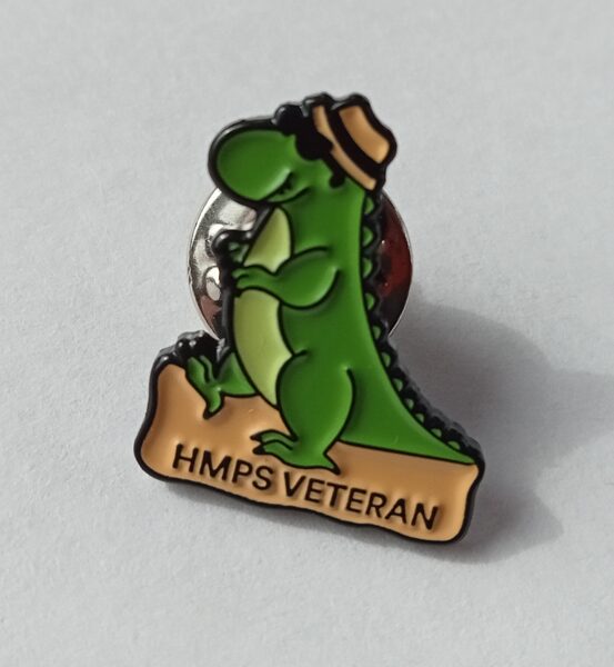 HM Prison Service Veteran Pin Badge